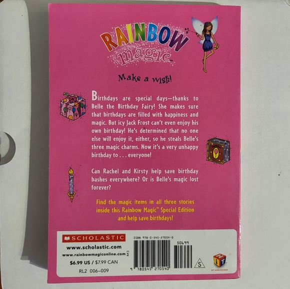 Rainbow Magic Special Edition Belle the Birthday Fairy - Picture 3 of 3